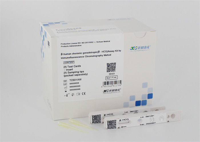 -HCG Sex Female Hormone Test Kit 1-200000mlU/Ml Serum Plasma WB Urine