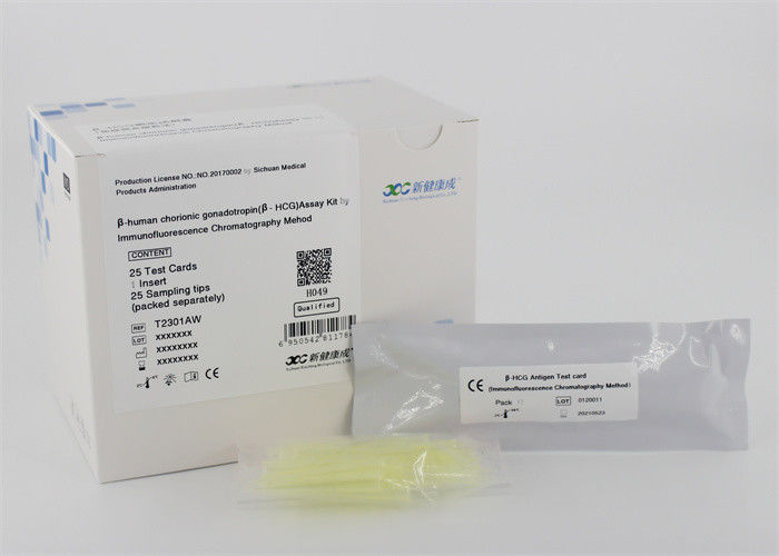 90ul Hcg POCT Test Kit Cepat Untuk Beta-Human Chorionic Gonadotropin