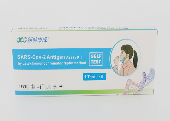 Family IVD 5/25pcs Kit Tes Cepat Antigen Saliva Untuk Covid 19
