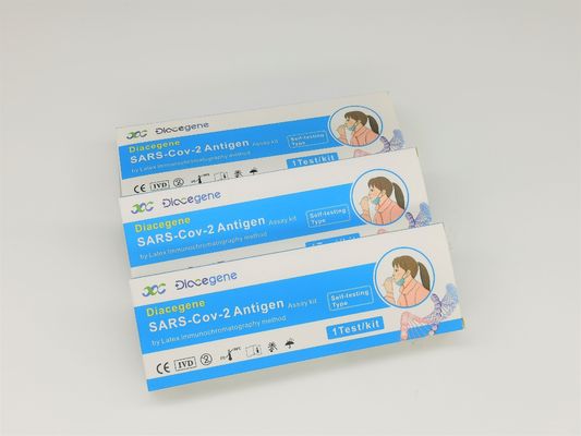 Sars Cov 2 Rapid Antigen Test Kit Metode Imunofluoresensi Saliva 15 Menit